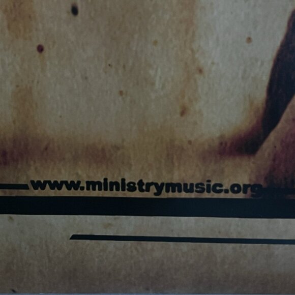 Vintage Ministry Al Jourgensen Poster 34x22 Scorpio 2005 Lawton Outlaw #1118 - Picture 3 of 6